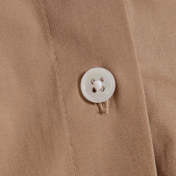 Veronica Beard, Veroy Wrapped Button-Front Crop Shirt (Size 6) - Picture 4 of 7